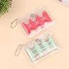 Coin Dispenser Keychain Transparent Coin Collection Purse Wallet Portable Japan Coin Holder Coin Changer Holder Coin Organizer