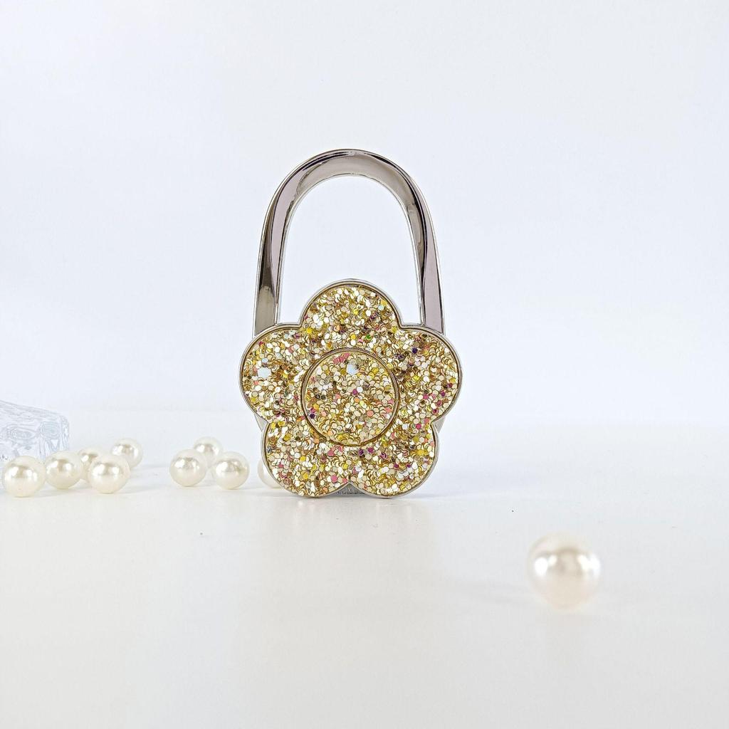 Hot Selling Foldable Sunflower Hanging Bag Hook, Small and No-Adhesive