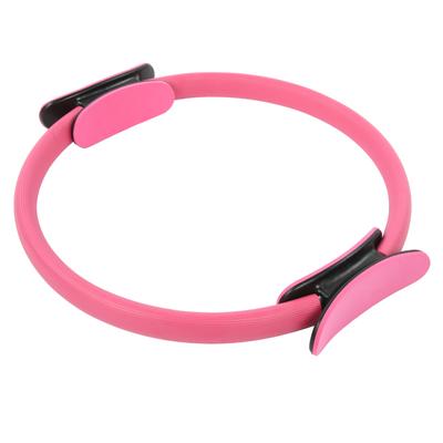 Yogaring Träning Fitness Dubbelhandtag Träningscirkel Hemma TräningsutrustningRosa