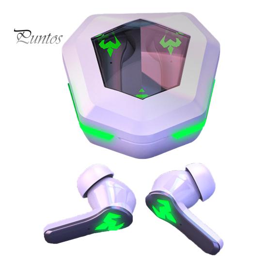 

Беспроводные наушники-вкладыши с двойным режимом переключения, Bluetooth-совместимые 5.2 спортивные музыкальные игровые гарнитуры для мобильного телефона белый