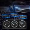 2'' 52mm 3 in 1 LED Back-lit Gauges Voltmeter Water  Oil Pressure Oil temperature Electrical Gauge 3 in 1 Kit Meter