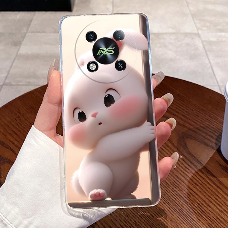 Casing For ITEL RS4 S666LN Case Aesthetic Fashion Cute Cat Cartoon Astronaut Soft Silicone Back Cover Transparent TPU Phone Case