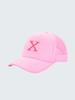 1pc Kid's 26 Alphabet Baseball Cap, Fashion Versatile Casual Sun Hat,Pink Mesh Breathable Trucker Cap, Suitable For Girls