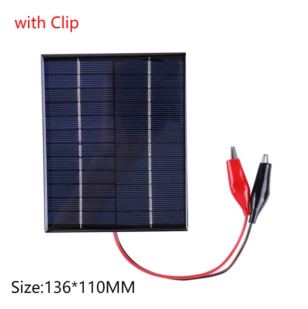 10W 5V Portable Solar Battery Charger USB Output 900MA Battery Charger Solar Panel Lightweight Scratchproof for Phone Power Bank