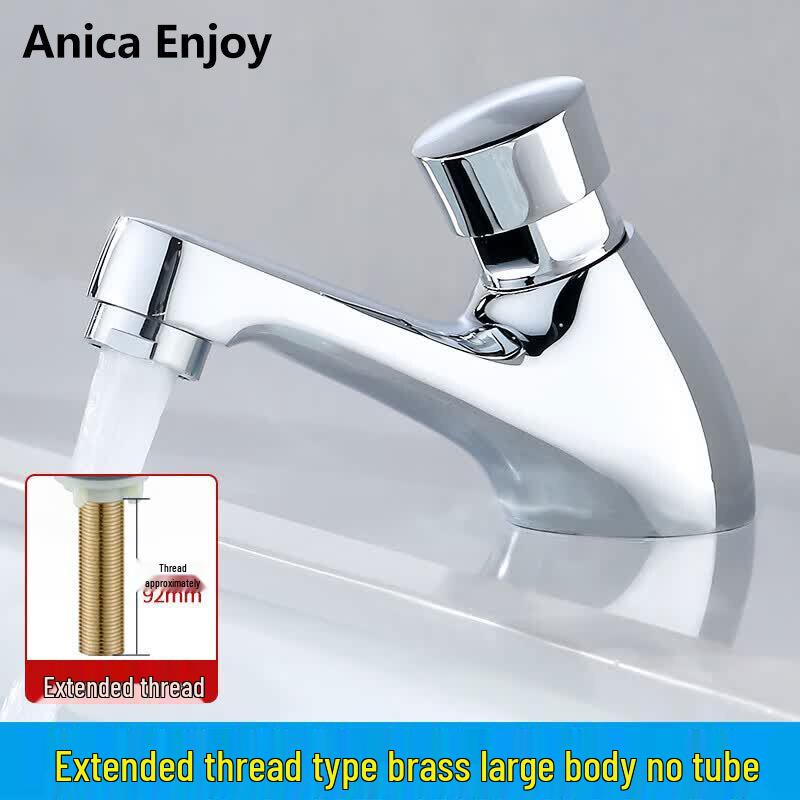 Anica Enjoy Manual Press Auto Shut-off Basin Faucet
