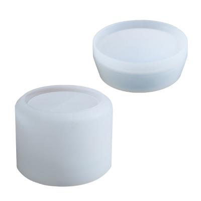 Pot pratique moulé en résine avec couvercle Moule de création Boîte à bijoux élégante Moules en silicone Support fonctionnel Moule