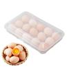 Egg Container For Refrigerator 1015 Grids Stackable Egg Storage Holder With Lid Large Capacity Organizer For Fridge Chicken Egg