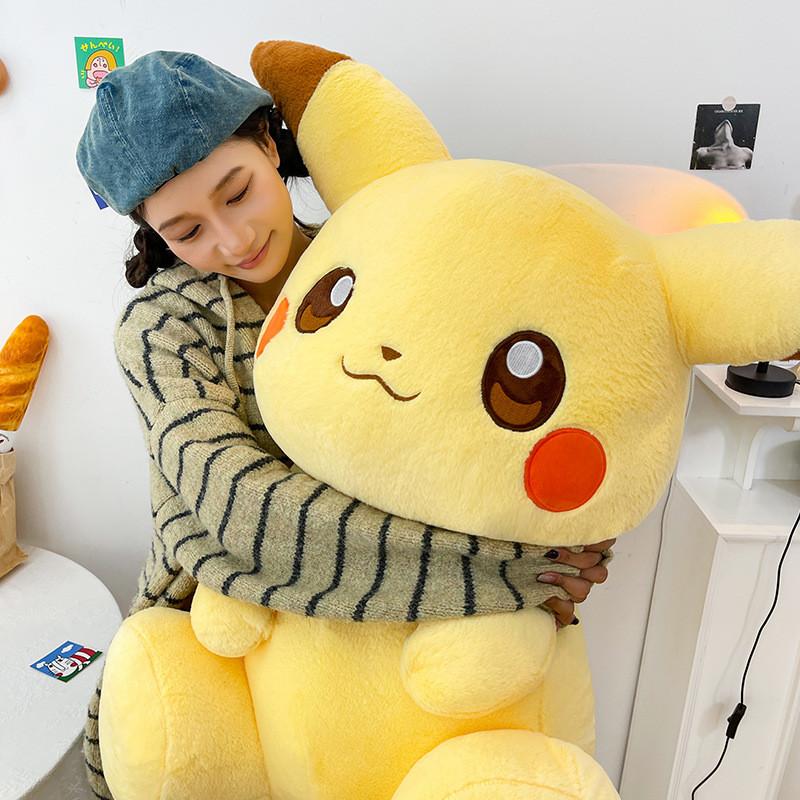 Pikachu Plush Toy Large Size Cartoon Stuffed Animal Gift For Kids And Collectors