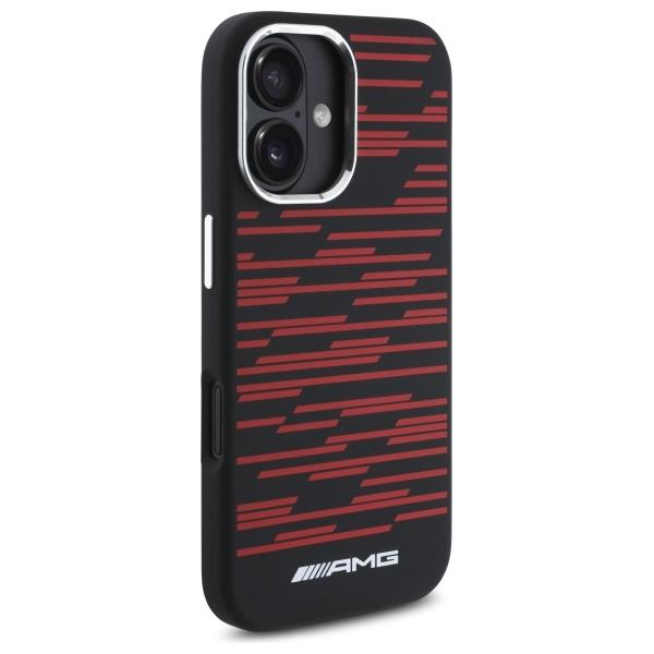 Amg Amhmp16S24Ssrrk Iphone 16 6.1       Czarny/Black Hardcase Silicone Graphics Magsafe
