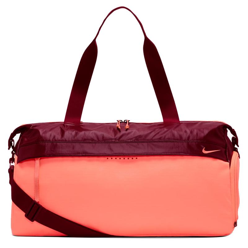 

Nike Polyester Training Bag Travel Bag Regular Unisex Dark Beetroot/Bright Orange/Bright Orange Casual BA6172-638