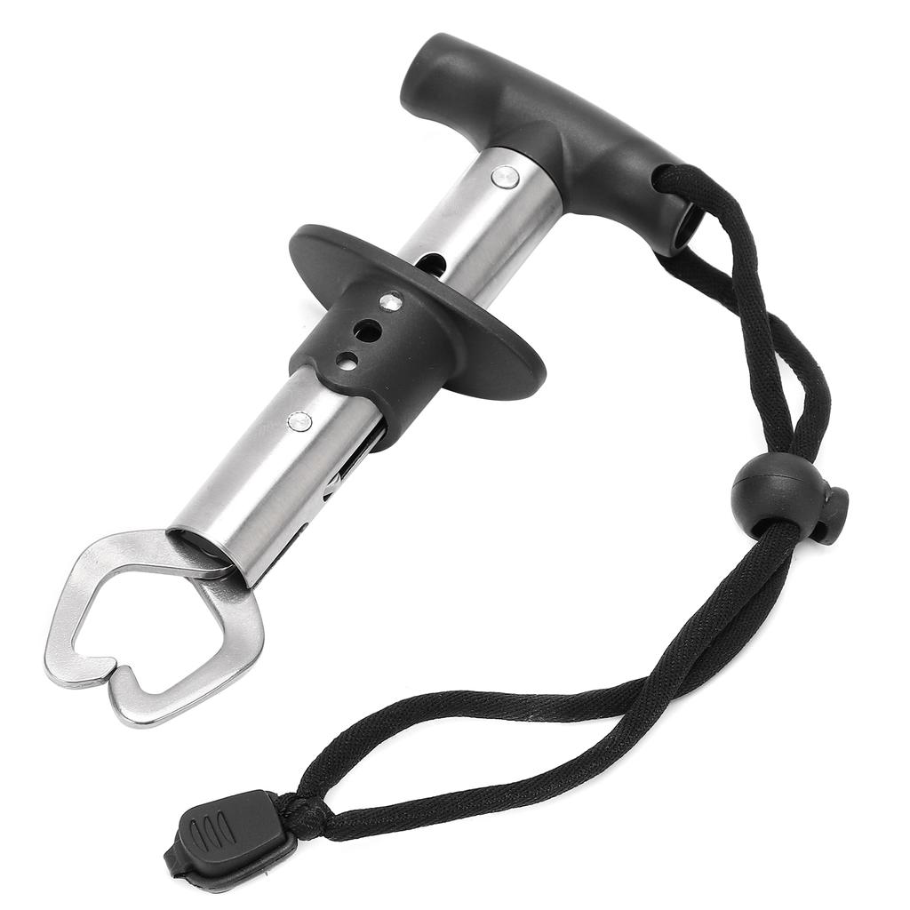 Fish Grip Lip Trigger Lock Gripper Clamp Fish Pliers Grab Stainless Steel Fishing Tool