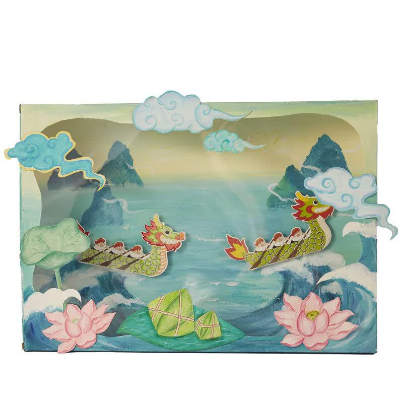 MEiKE Dragon Boat Festival 3D Craft Kit