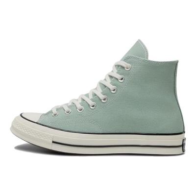 Chuck Taylor All Star Versatili Comode Scarpe Alte in Tela Sneakers Unisex Verde Chiaro A15971C