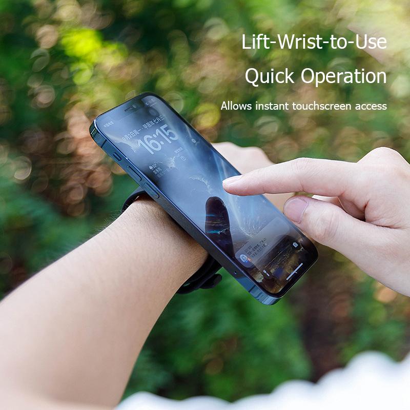 Magsafe Magnetic Mount - Outdoor Cycling Wrist Strap, Portable Lazy Arm Bracket For Fitness Magnetic Phone Holder