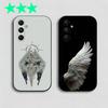 Artistic Style of Angels Phone Case for Samsung Galaxy A73,23,53,33,24,72,22,52,32,54,A34 Soft Cover