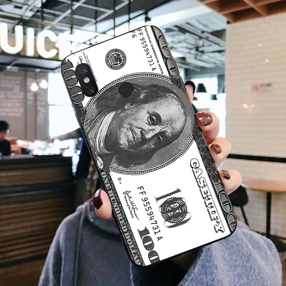 Etui na telefon z banknotami dolarowymi i gotówką do Xiaomi Mi 5X 8 9 10 11 12 lite pro 10T PocoX3pro PocoM3 Note 10 pro lite