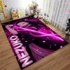 Anime-Mädchen mit Schwert Design Teppich, Nezuko Rosa Stil Heimdekor Geeignet für die Verwendung als Anti-Rutsch-Matte für Wohnzimmer Schlafzimmer Sofas