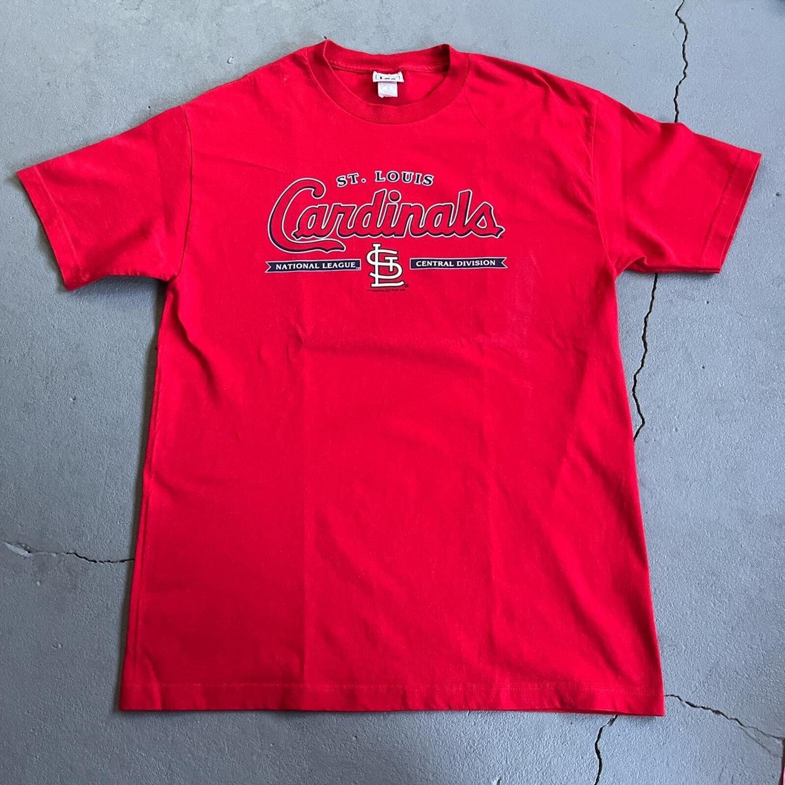 Vintage Lee Sport St Louis Cardinals Shirt Red MLB Baseball Mens Tee Size Large Unisex T-Shirt XXXXL