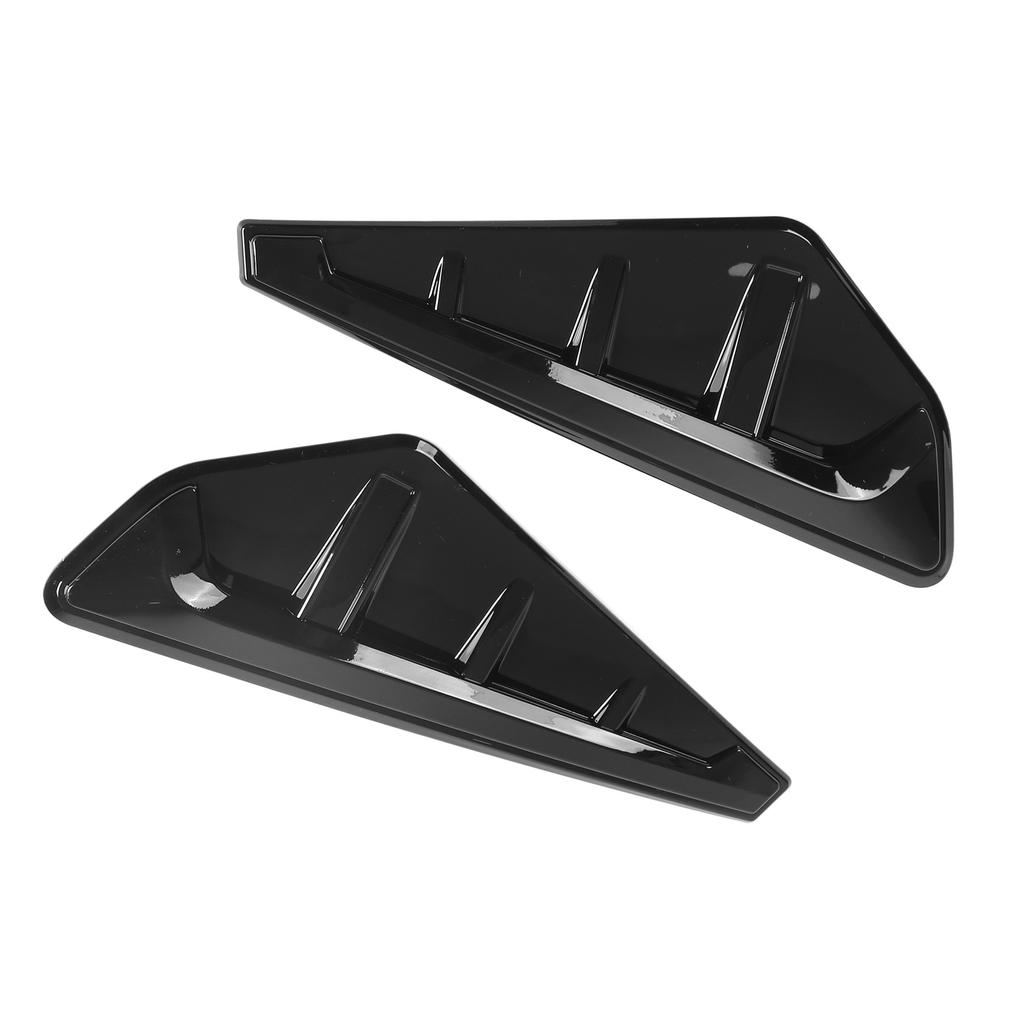 2 Stück Auto Kotflügel vorne Seite Luftstrom Kotflügel Entlüftungsabdeckung Zierleiste Schwarz Ersatz für X5 G05 X5M F95 2019‑2021