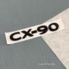 Gloss Black Trunk Badges for Overseas Mazda CX-60 CX-90 SKYACTIVG AWD