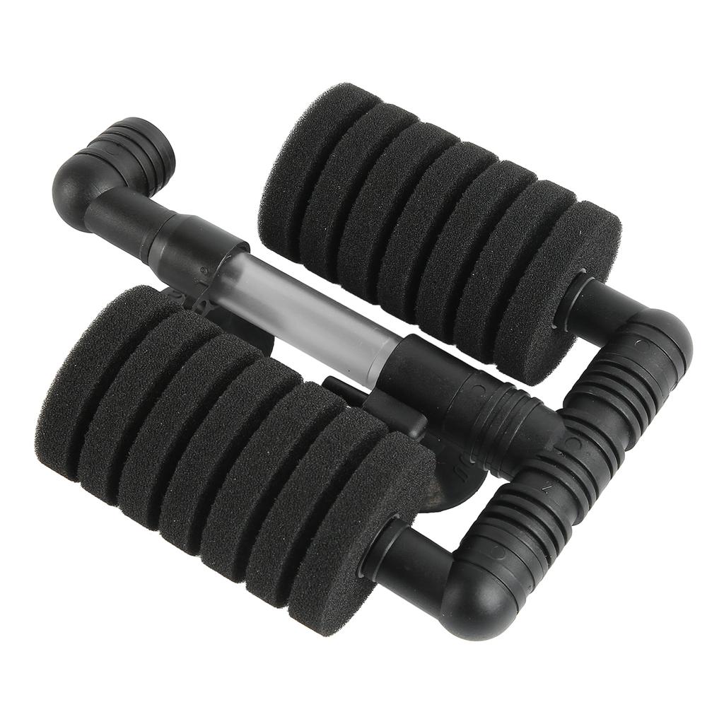 Aquarium Bio Sponge Filter Double Head Oxygenated High Density Porous Mini Fish Tank Air Filter