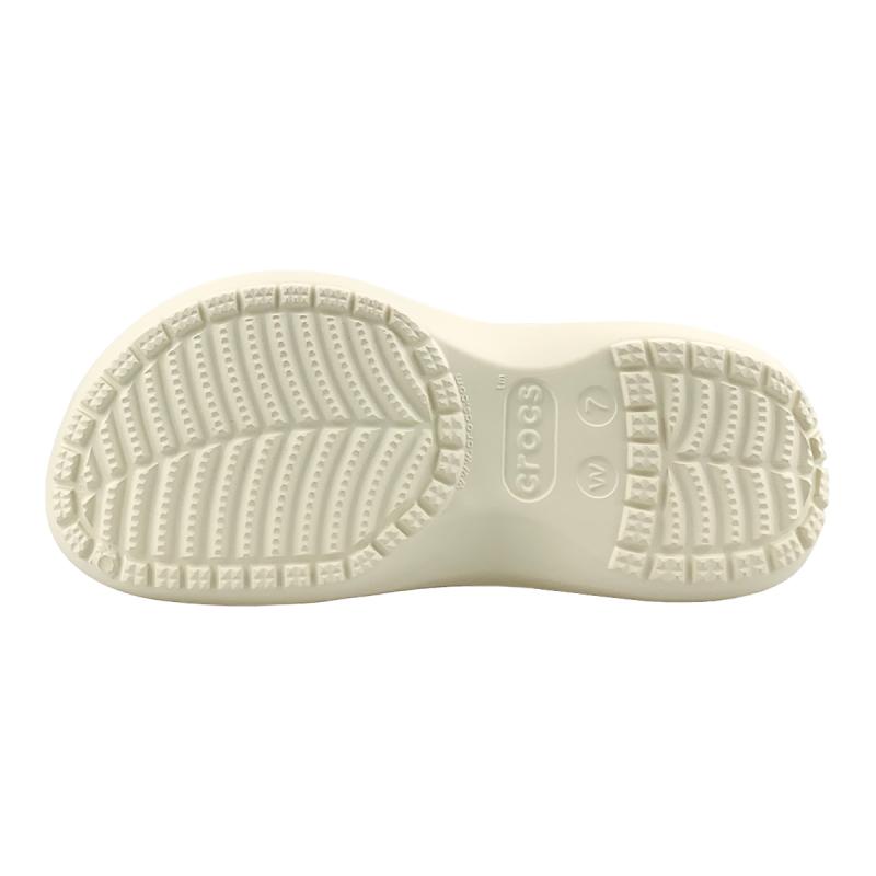 Crocs Classic Platform Clog MM Dream Builder Melt Ice Cream Summer Hand Painted Funny Hole Shoes Female White