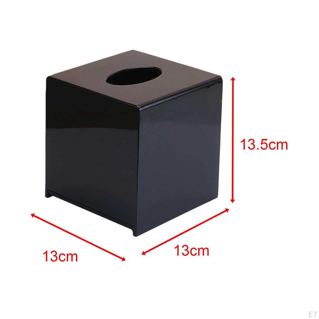 Elegant Acrylic Toilet Paper Holder and Tissue Organizer for Home