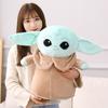 Kawaii Big Size Yoda Plush Toy Grogu Mandalorian Figure Stuffed Animals Yoda Baby Doll Cartoon Soft Room Decor Peluche Gift
