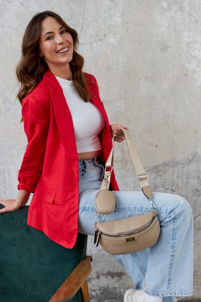 Peterson PTN NER-ALE-8-6398 BEIGE Waist Bag