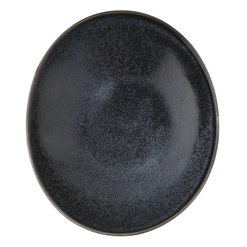 Stylish Deep Plate Porcelain Time DUKA