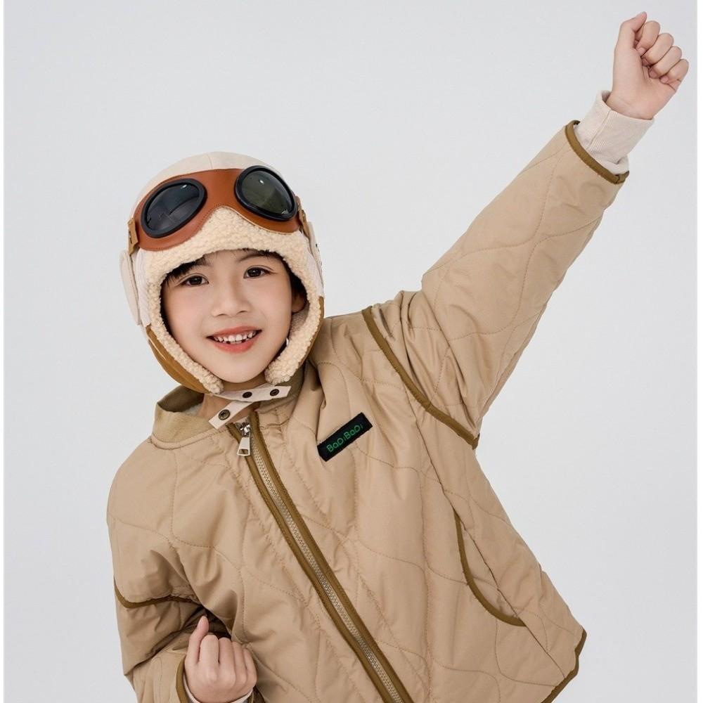 Cold Proof Pilot Hat Cute Cartoon Warm Hat Fashion Ear Protection Cap  Winter