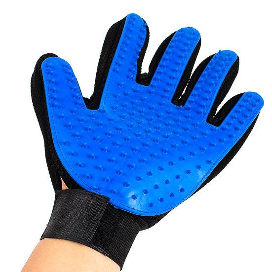Silicone Pet Dog Cat Massage Gloves Grooming Cleaning Hair Removal Brush Comb