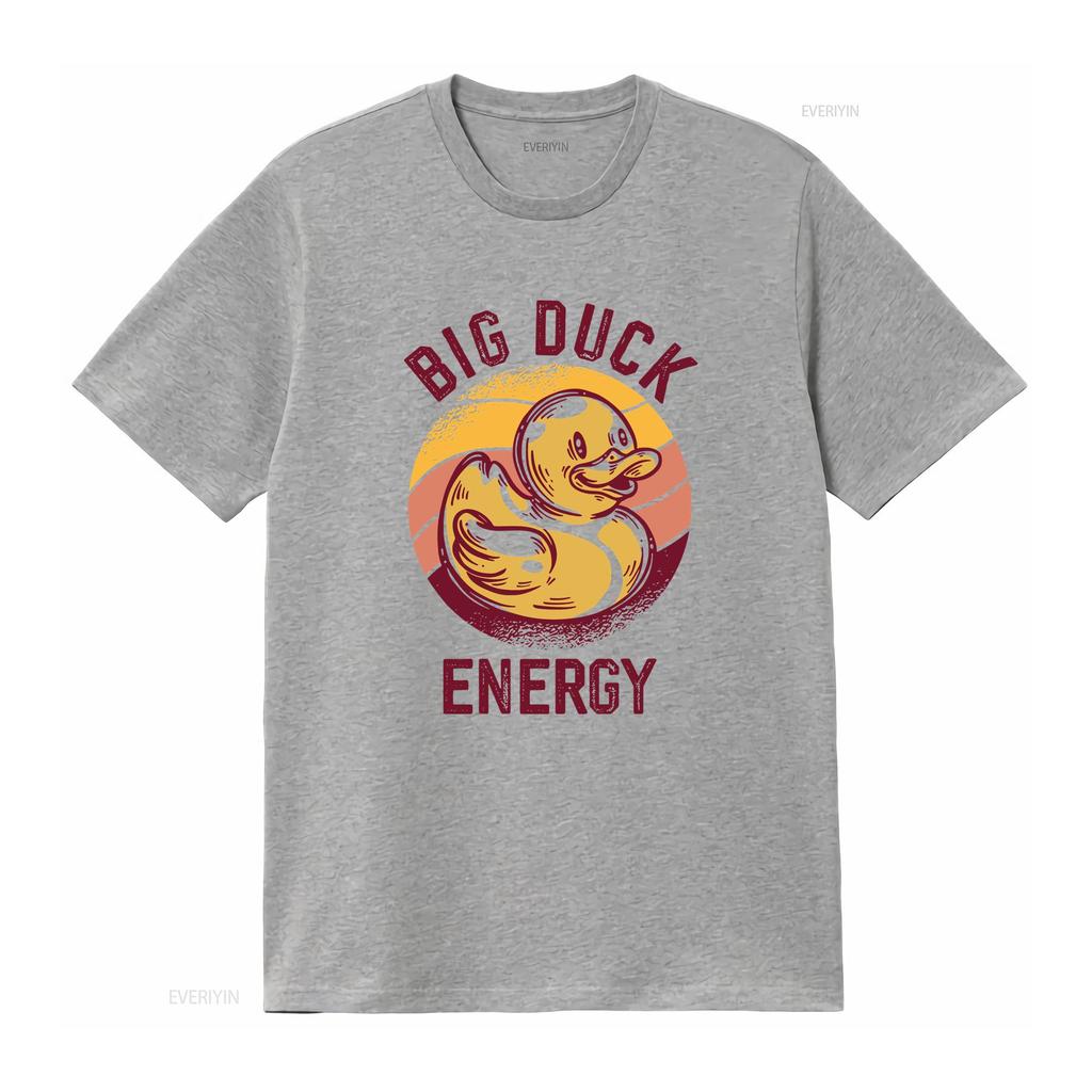 Big Duck Energy Rubber T Shirt  vintage Washed streetwear Stylish Slightly Top For Everyday Wear Unisex fashion Casual