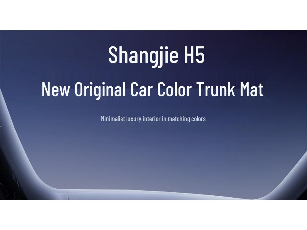Shangjie H5 2025 Full Surround Trunk Mat - Interior Car Accessory for Tail Box
