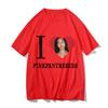 I LOVE PINKPANTHERESS Painting T-shirt Men Woman Clothes Harajuku Loose Fashion T Shirts Cotton Short Sleeve Casual T-shirts