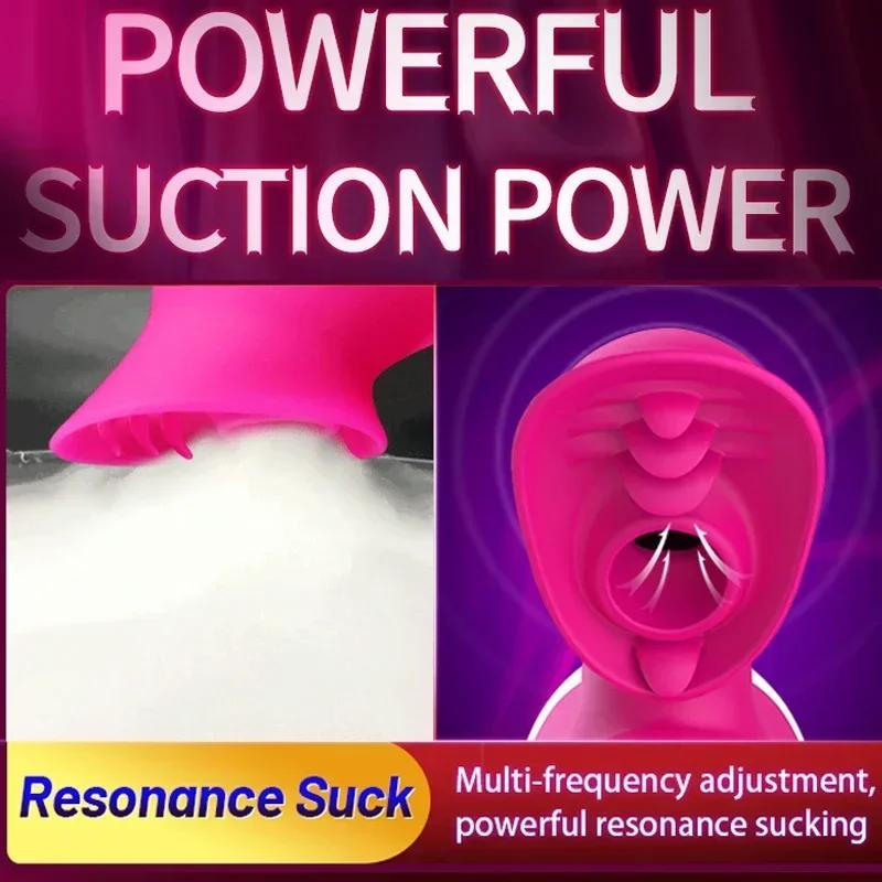 3 In 1 Vibrators Clitoris Sucking Stimulator for Women Vagina G Spot Insert Telescoping Dildo Massager Female Adults Sex Toy