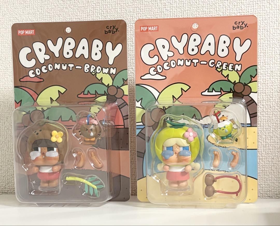 

[Б/У] POPMART Crybaby Кокосовая фигурка Коричневый Зеленый