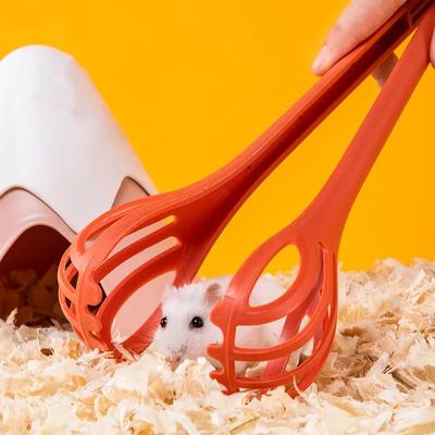 1 Stück Hamster-Klammer Mäusefalle Bissfest Langer Griff Atmungsaktive Klammer Kleintiere Lebensinteraktives Spielzeug Ratte Haustier Reinigungszubehör