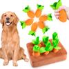 Karotten Hundespielzeug mit 6/8 Karotten Interaktive Karotten Schnüffelmatte Karotten Beschäftigungs-Hunde-Puzzlespielzeug für Haustier-Stressabbau