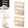 Clear Display Shelf Case Display Stand Riser 2/3 Layer Storage Rack for Decor Action Figures Collectibles Toys