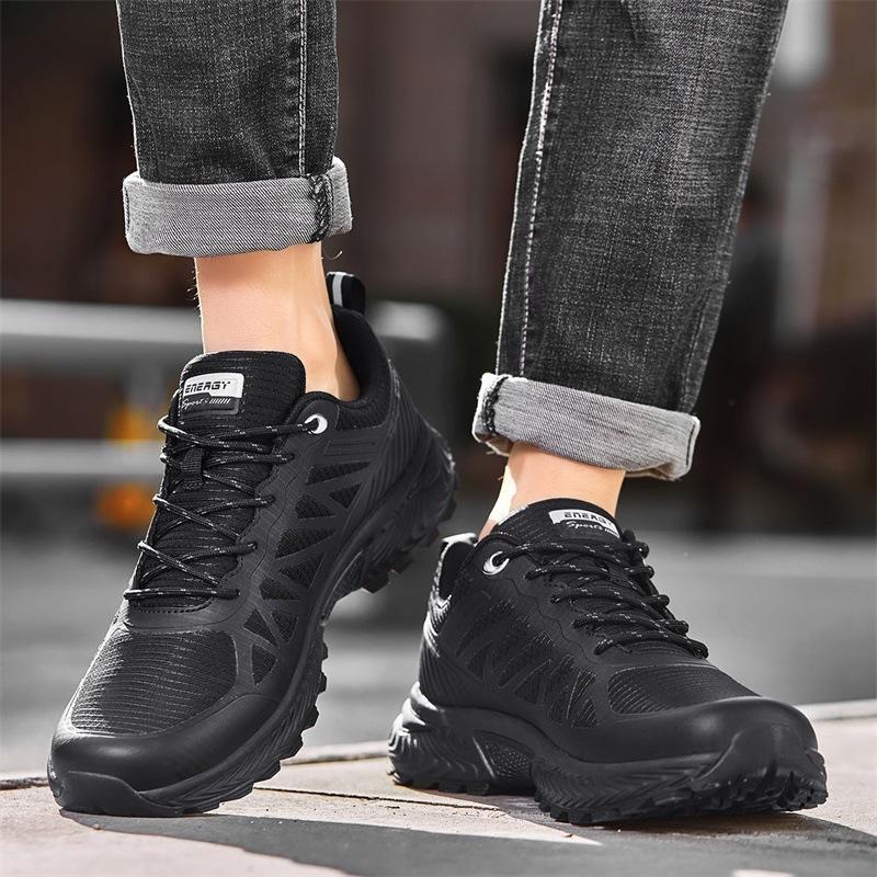 Neue Outdoor-Bergsteiger-Sport-Freizeitschuhe Offroad-Schuhe Mode-Plateau Herren-Sportschuhe Schnürung vorne Herrenschuhe