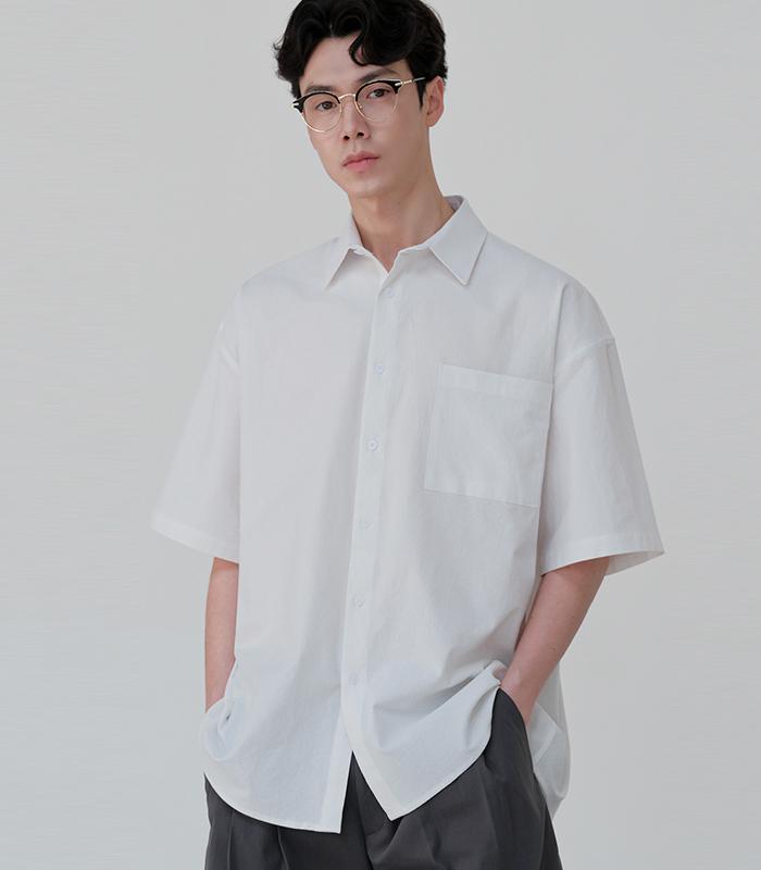 AVANDRESS Logan Cool Wrinkle Loose Fit Short Sleeve Shirt - 5 Colors