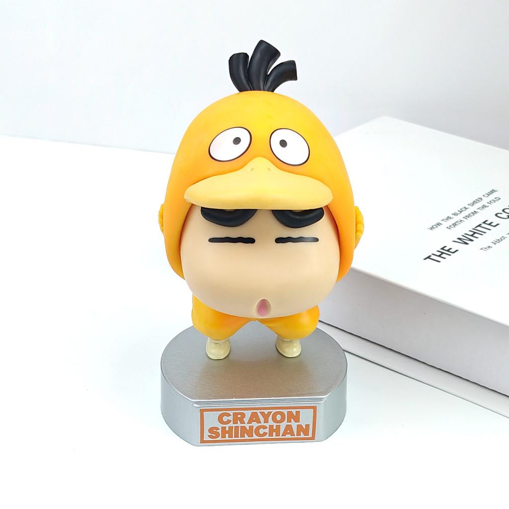Crayon Shinchan Pikachu Desk Figurine Pvc Collectible For Anime Fans