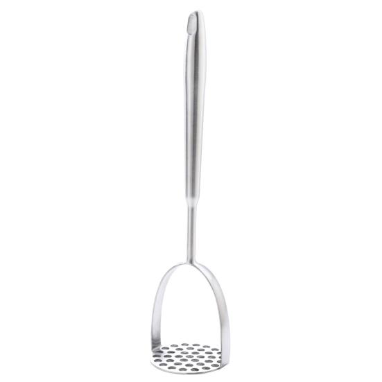 Stainless Steel Potato Masher Kitchen Avocado Tomato Fruit Vegetable Smasher Heavy Duty Fruit Puree Utensil for Cooking