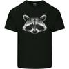 Raccoon Face Mens Cotton T-Shirt Tee Top