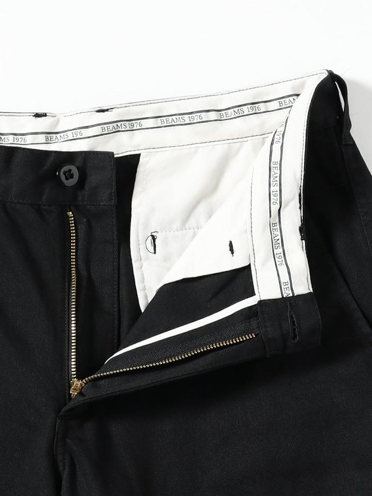 Beams Men's Basic Chino Shorts, Black, Medium