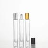 Cylindrical Square 10ml Portable Glass Perfume Spray Bottle with Screw Cap
