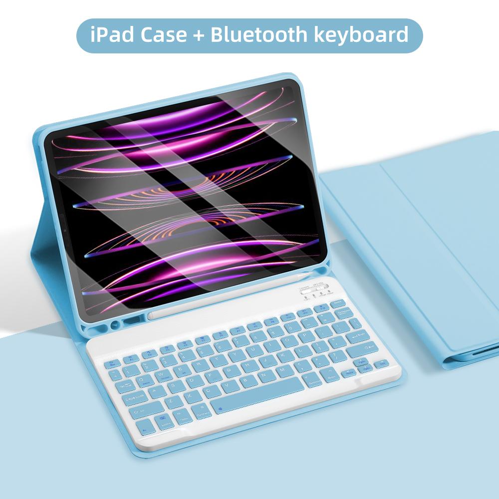 For iPad Keyboard Case For iPad iPad Air 11in 13in M2 M3 Pro 11in 13in M4 Pro 11 12.9 10.2 9/8/7th 10/11th 9.7 Air 3 2 Case