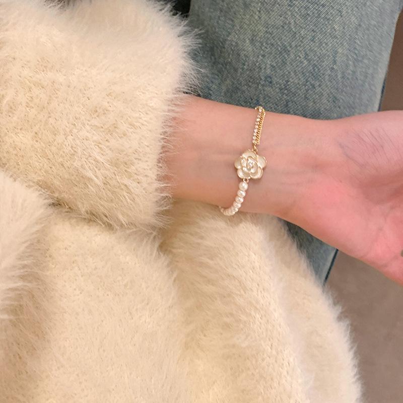 Korean Ins Tide Pearl Bracelet Design Temperament Bracelet Couple Bracelet Hand Jewelry