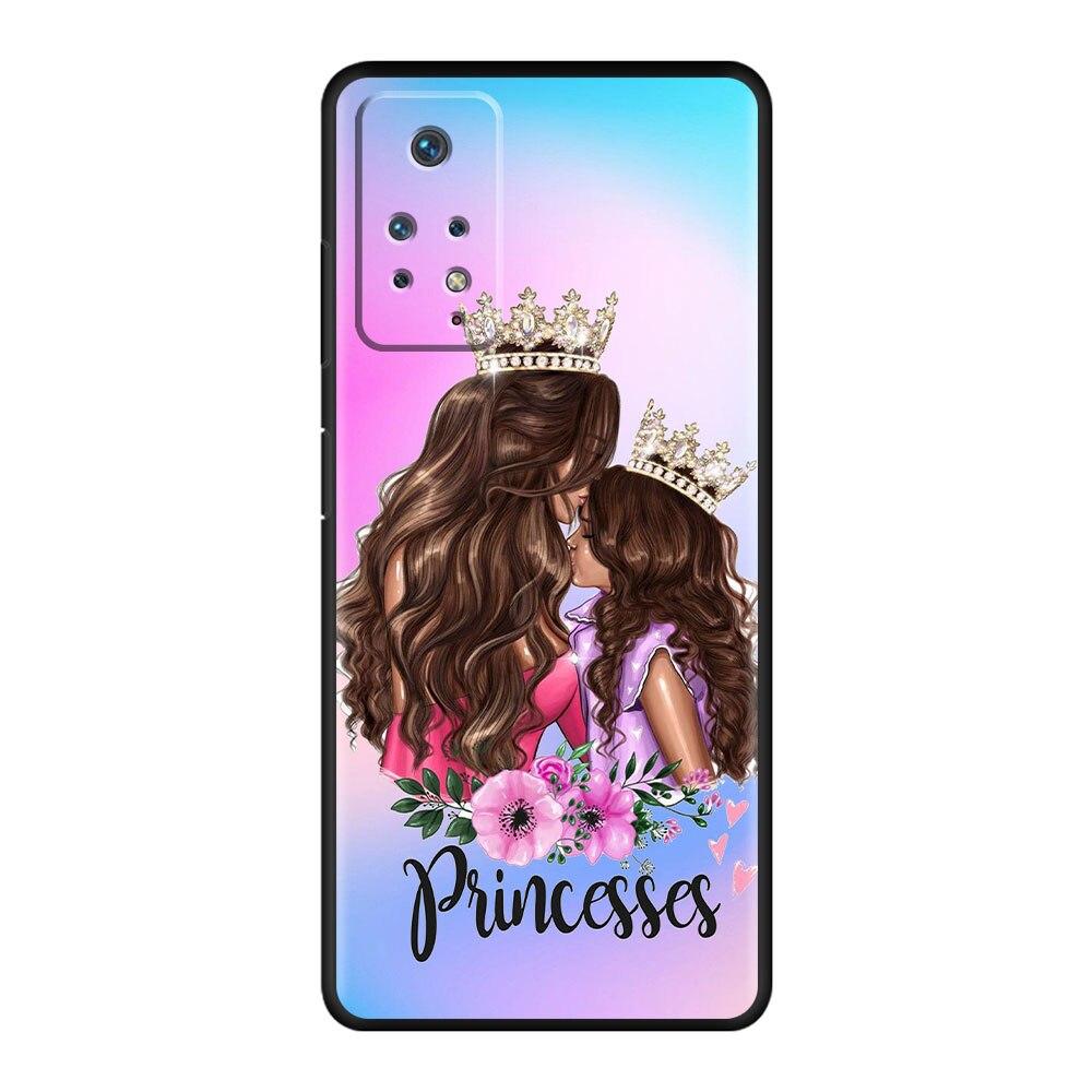 For Xiaomi Redmi 9 K40 9A 10 7 11 Pro 9S 9C 8 9T 8T K50 K40S Mobilephone Celular Funda Fashion Girl Super Mom Baby
